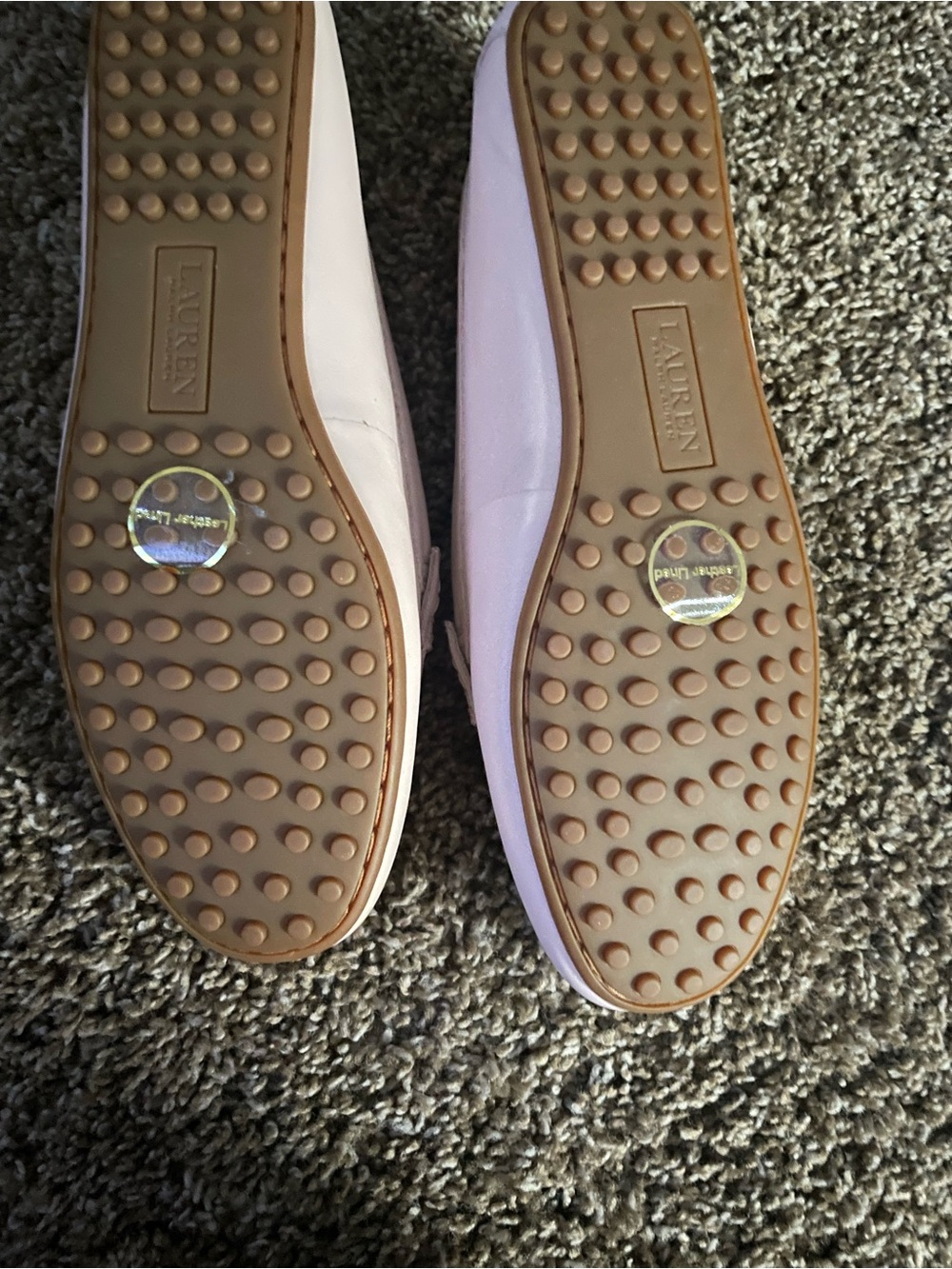 Ralph Lauren Pale Pink Leather RL Bit Loafers. Never Worn. Bought the wrong size - Picture 9 of 10